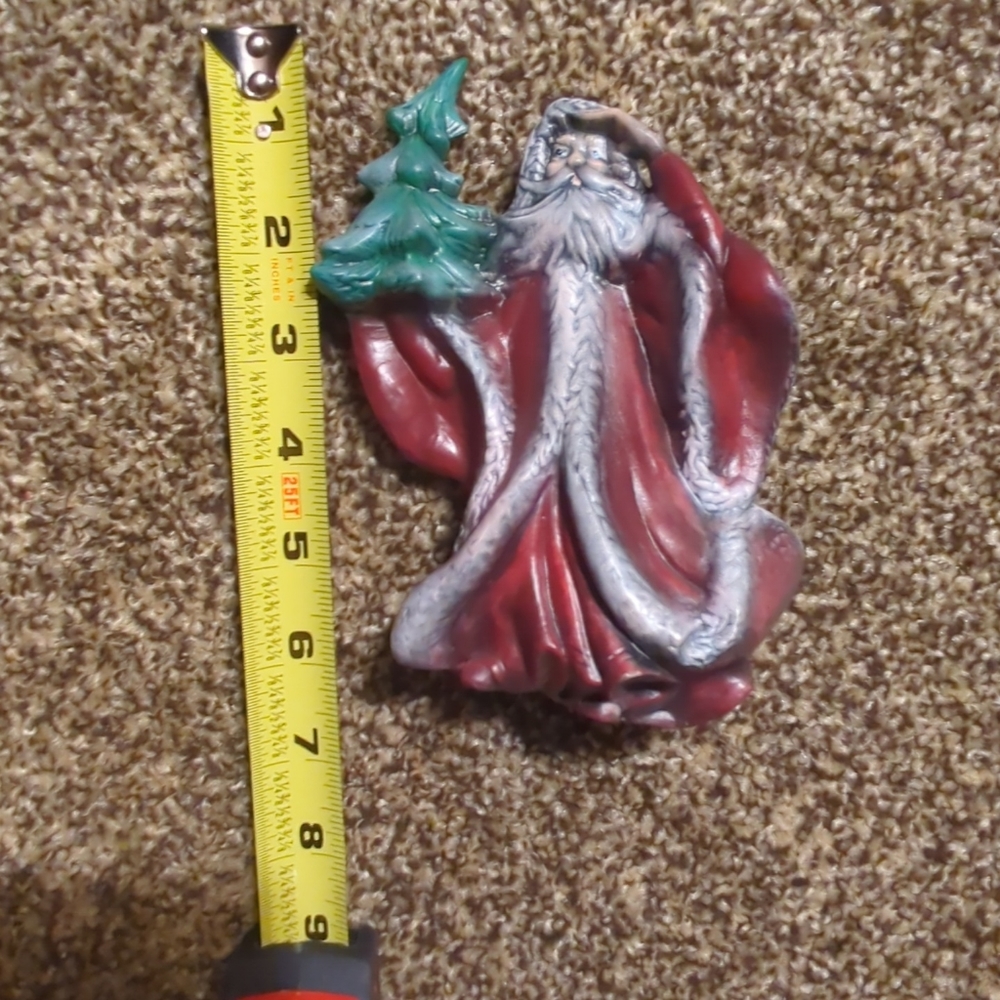 1990s porcelain figurine rustic Santa